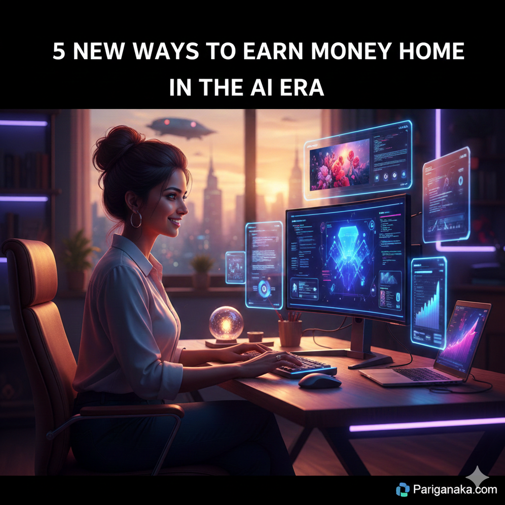 AI යුගයේ ගෙදර ඉඳන් සල්ලි හොයන්න පුළුවන් ක්‍රම