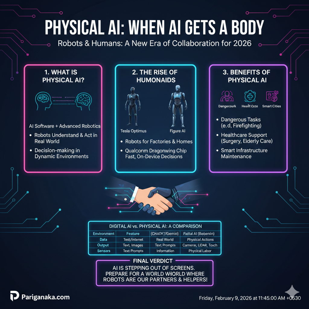 තිරයෙන් එළියට එන AI: 2026 දී රොබෝවරු අපේ ලෝකය වෙනස් කරන්නේ කොහොමද?