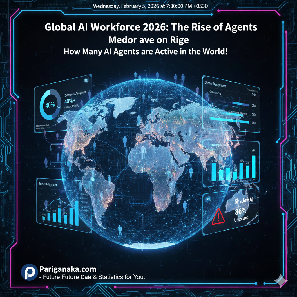 2026 දී ලොව පුරා ක්‍රියාකාරී AI ඒජන්තවරුන් (AI Agents) සංඛ්‍යාව කොපමණද?
