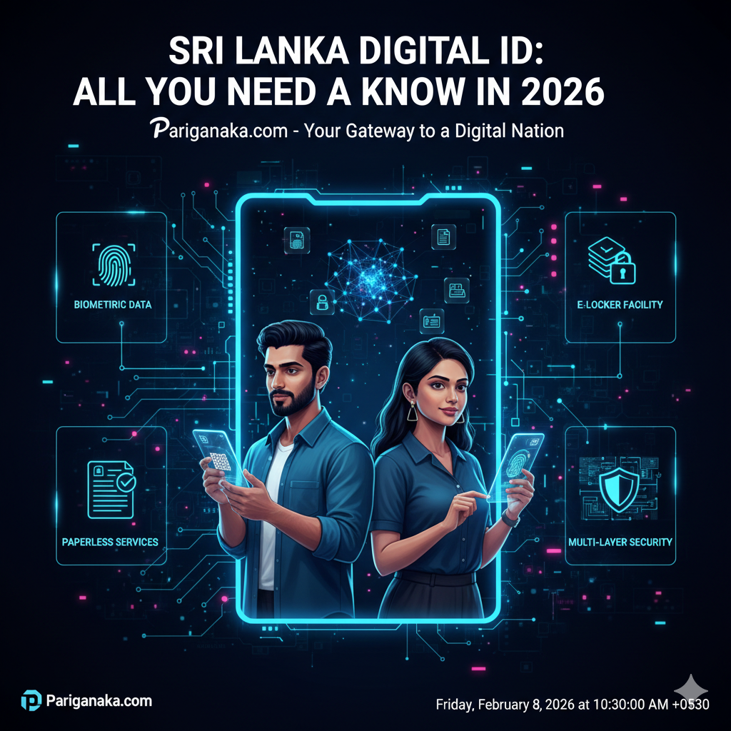 ශ්‍රී ලංකා ඩිජිටල් හැඳුනුම්පත (Digital ID): 2026 දී ඔබ දැනගත යුතු සියල්ල