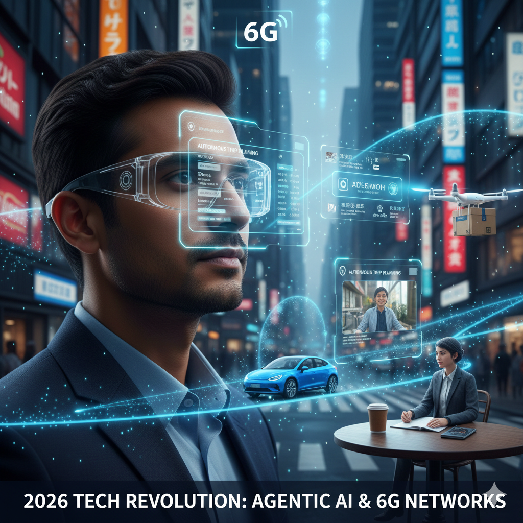2026 තාක්ෂණික විප්ලවය: Agentic AI සහ 6G ජාලයන්හි ඇරඹුම