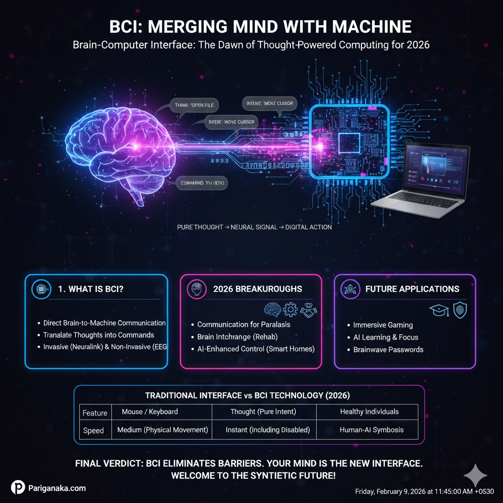 සිතුවිල්ලෙන් වැඩ කරන යුගය: 2026 දී BCI තාක්ෂණය අපේ ජීවිත වෙනස් කරන්නේ කොහොමද?