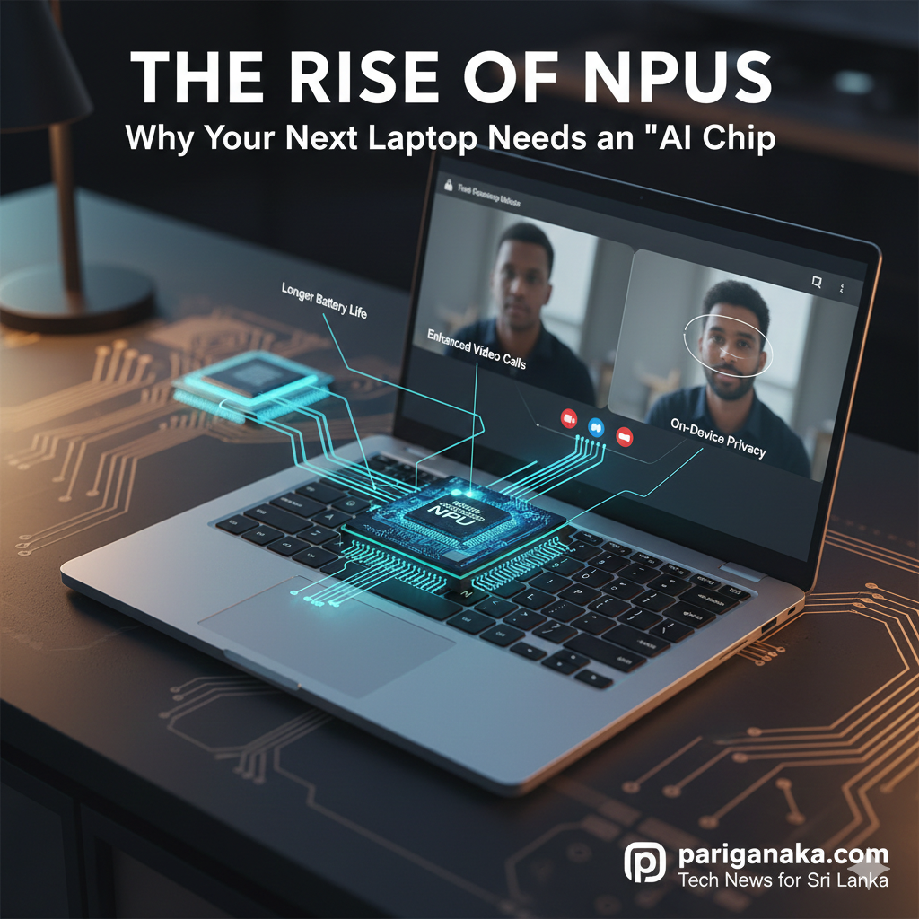 NPU කියන්නේ මොකක්ද? ඔබේ ඊළඟ Laptop එකට “AI Chip” එකක් අත්‍යවශ්‍ය වෙන්නේ ඇයි?