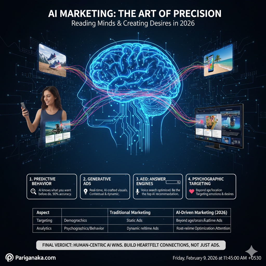 මිනිස් හිත කියවන මාර්කටින්: 2026 දී AI ඔබේ ව්‍යාපාරය ප්‍රවර්ධනය කරන්නේ කොහොමද?