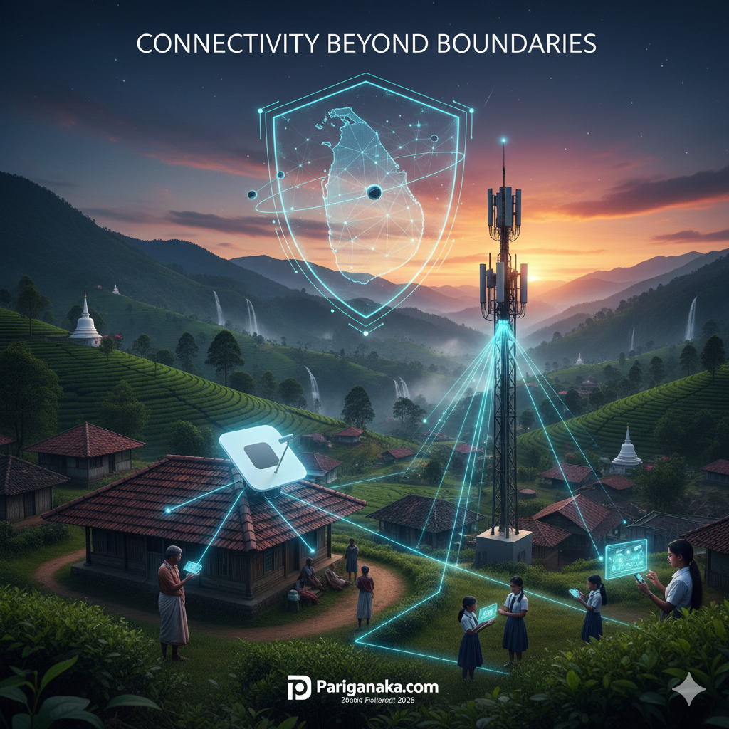 අහසින් එන අන්තර්ජාලය: 2026 දී ශ්‍රී ලංකාව මුළුමනින්ම සම්බන්ධ කරන චන්ද්‍රිකා තාක්ෂණය