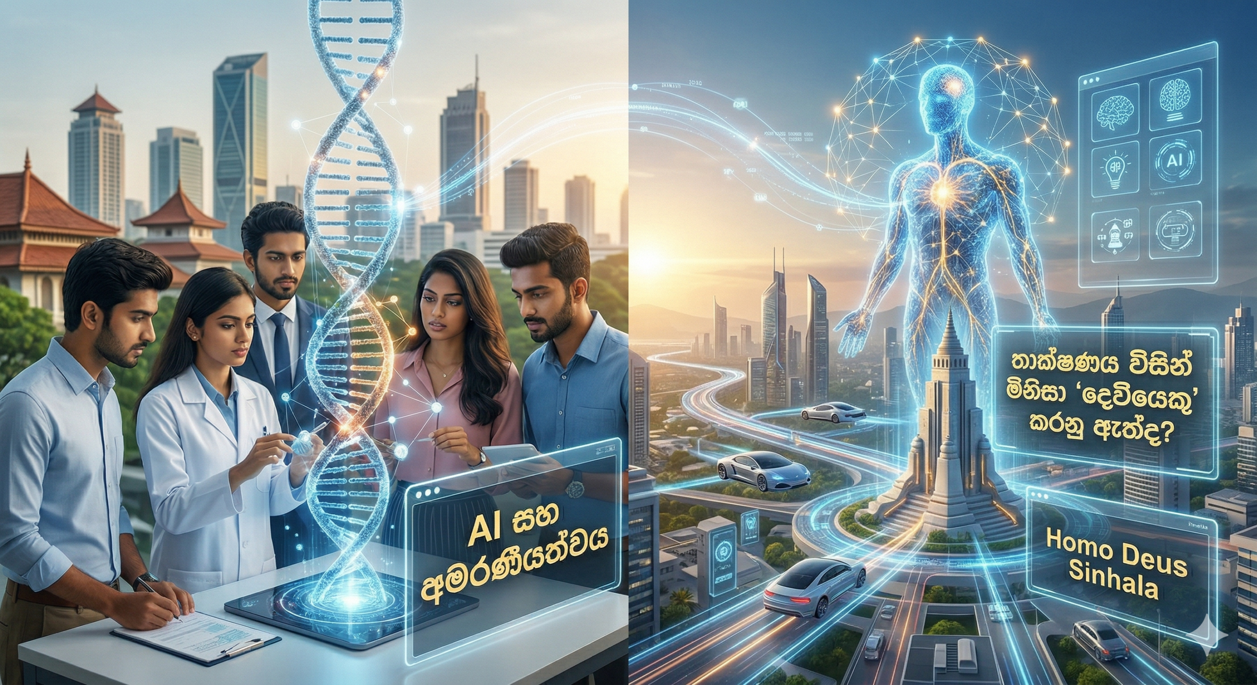 AI සහ අමරණීයත්වය: තාක්ෂණය විසින් මිනිසා ‘දෙවියෙකු’ කරනු ඇත්ද?