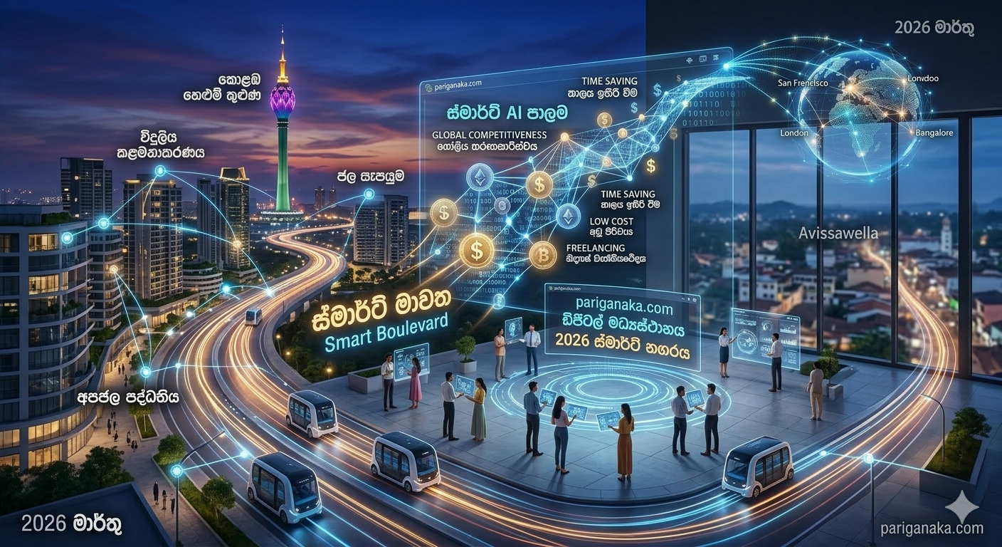 2026 ස්මාර්ට් නගර විප්ලවය: කොළඹ වරාය නගරය “ඩිජිටල් මධ්‍යස්ථානයක්” වන්නේ කෙසේද?