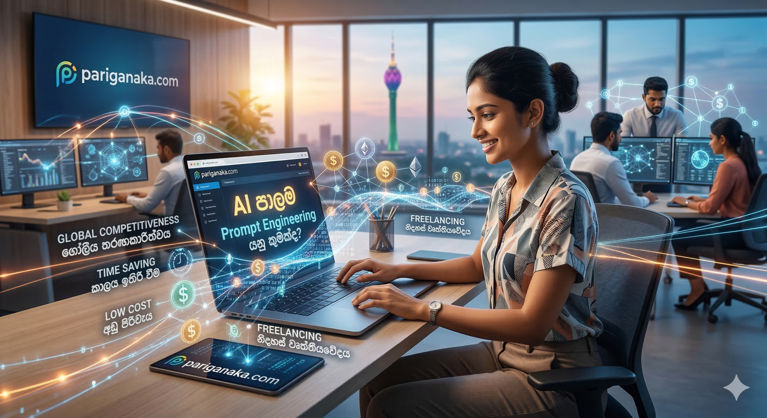 ලංකාවේ වෘත්තීයවේදීන්ට ඩොලර් උපයන්න AI පාලමක්: Prompt Engineering යනු කුමක්ද?