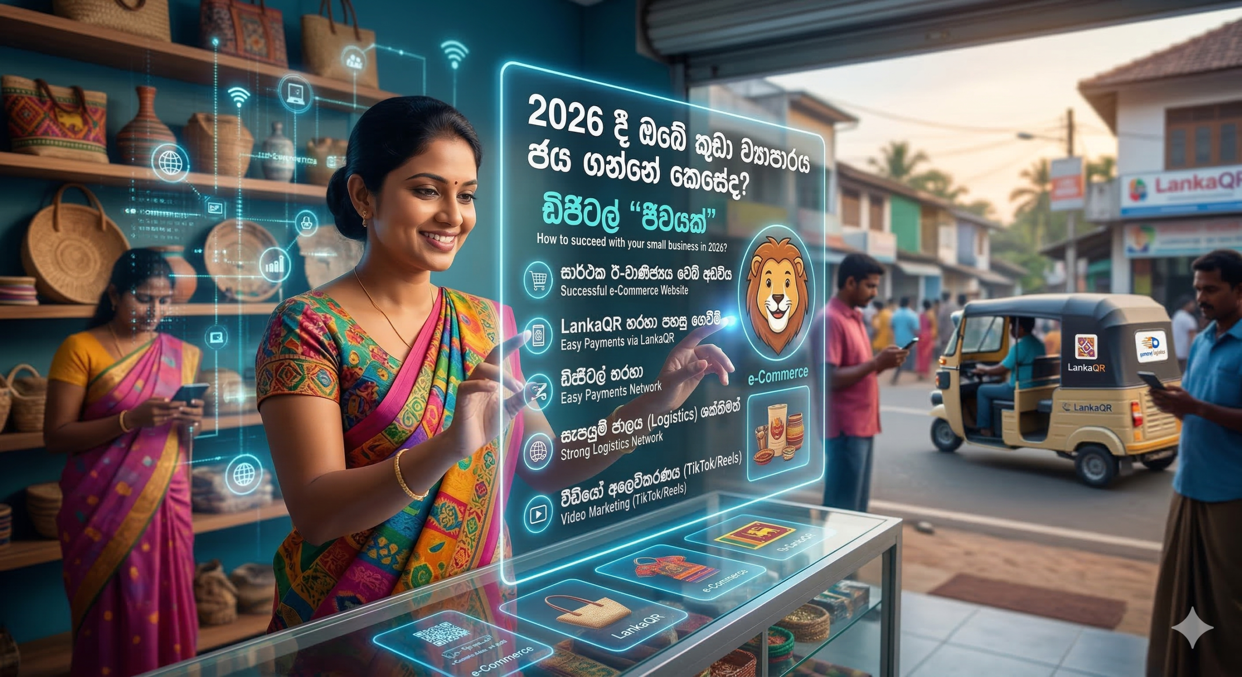 ඔබේ කුඩා ව්‍යාපාරයට ඩිජිටල් “ජීවයක්”: 2026 දී ශ්‍රී ලංකාවේ ඊ-වාණිජ්‍යය (e-Commerce) ජය ගන්නේ කෙසේද?