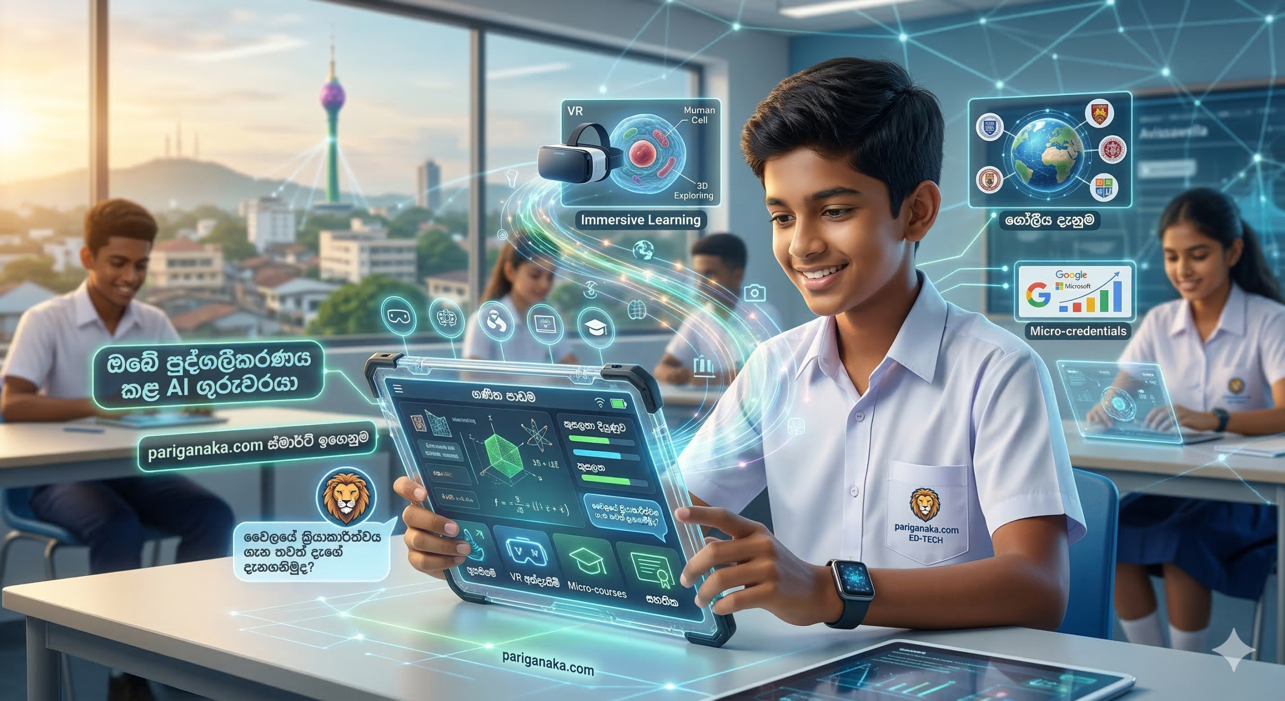 2026 අධ්‍යාපන විප්ලවය: ටියුෂන් පන්තියෙන් ඔබ්බට ගිය “ස්මාර්ට් ඉගෙනුම”