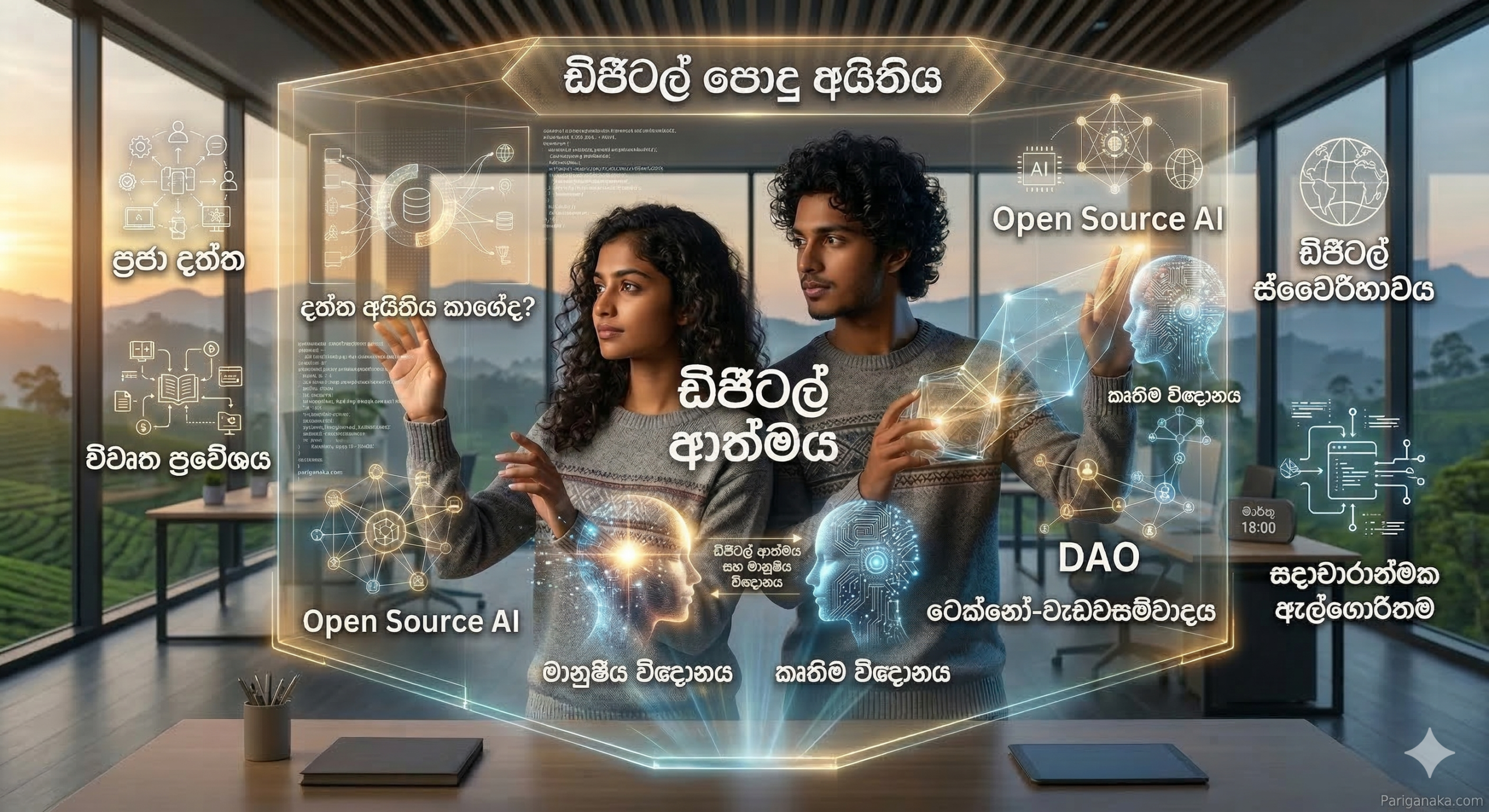 ඩිජිටල් ආත්මය: AI යනු අපේ විඥානයේ දෝංකාරයද?