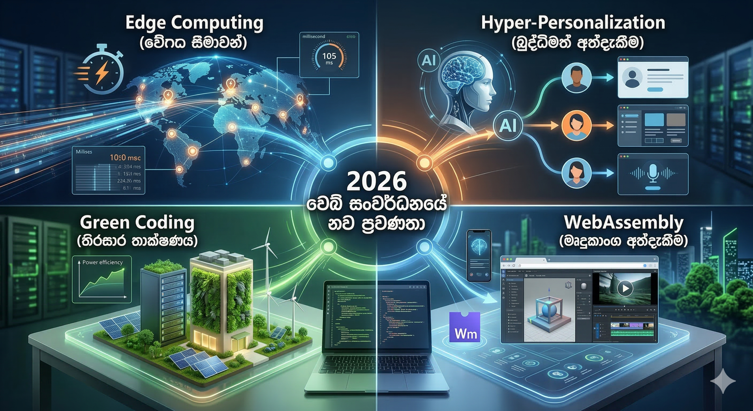 2026 වෙබ් සංවර්ධනය: සේවාදායකයෙන් ඔබ්බට ගිය බුද්ධිමත් අත්දැකීමක්