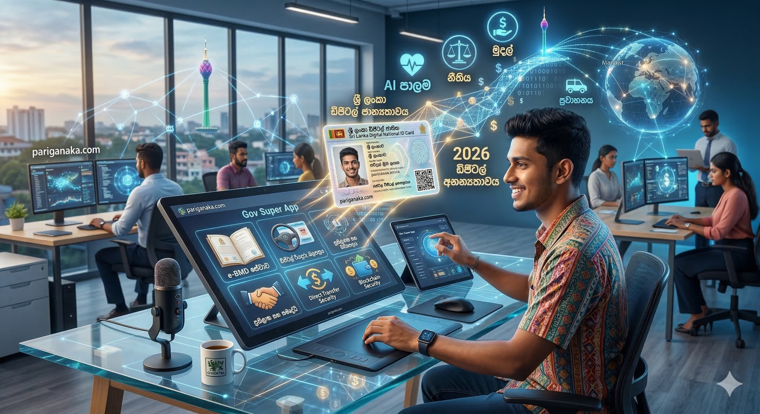 2026 ඩිජිටල් අනන්‍යතාවය: පියසැරි බලපත්‍රයේ සිට උප්පැන්න සහතිකය දක්වා සියල්ල ඔබගේ දුරකථනයේ!