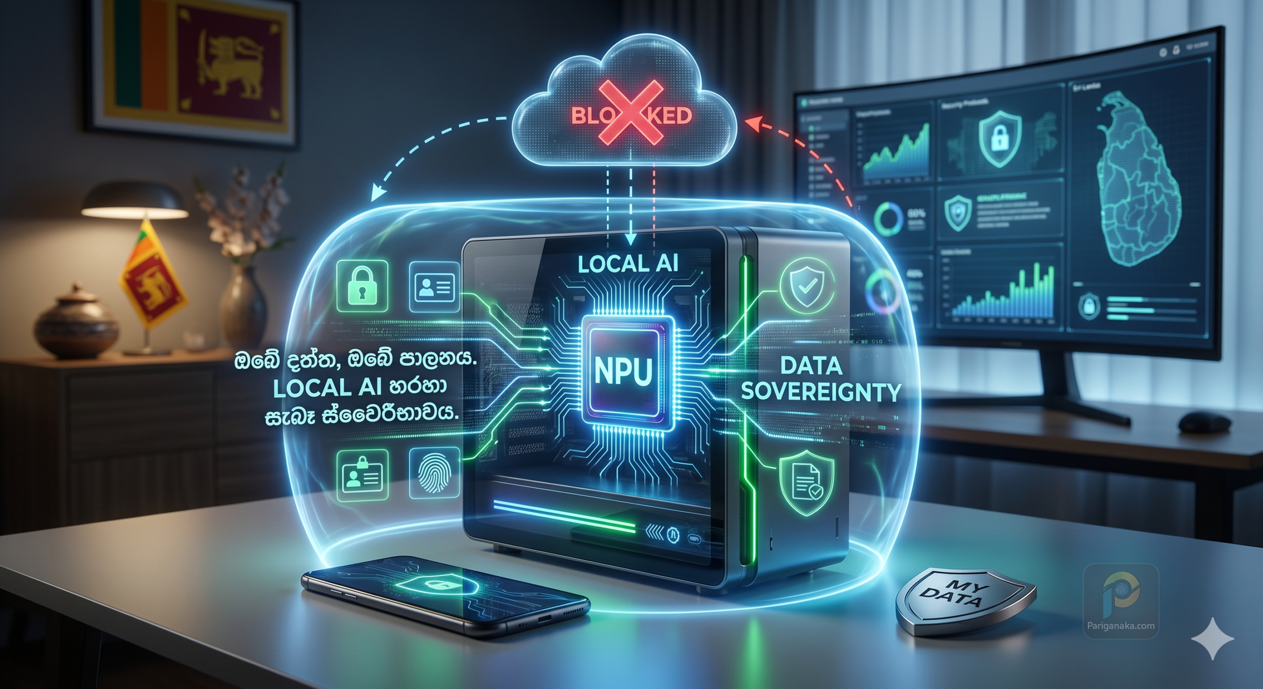 සැබෑ ඩිජිටල් ස්වෛරීභාවය: NPU සහ Local AI මඟින් ඔබේ දත්ත ඔබ සන්තක කරගන්නේ කෙසේද?