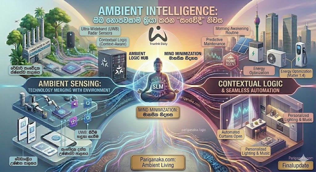 Ambient Intelligence – ඔබ නොපවසාම ක්‍රියා කරන “සංවේදී” නිවස