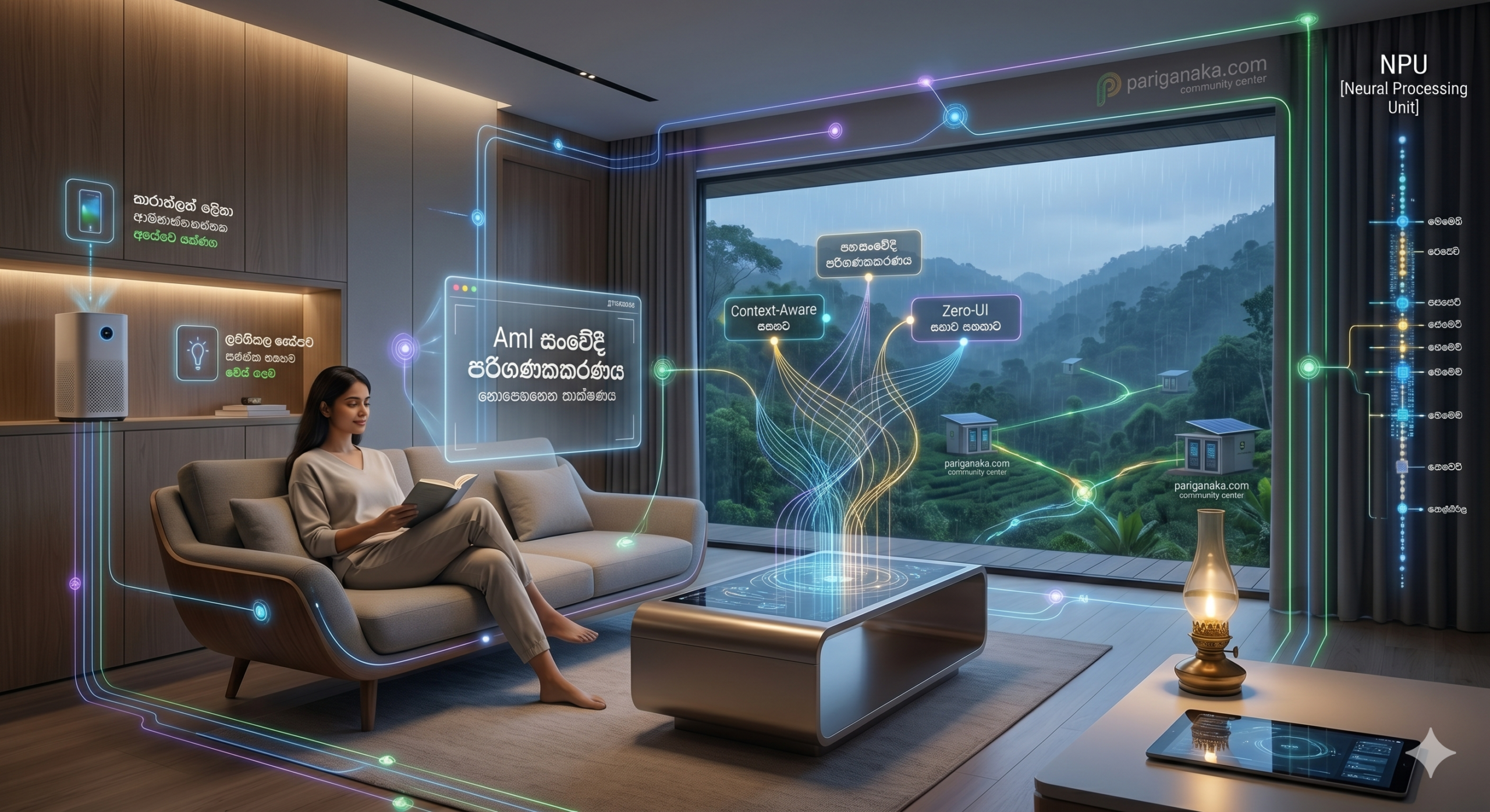 නොපෙනෙන තාක්ෂණය: Ambient Intelligence සහ ඔබේ අවකාශය බුද්ධිමත් වන ආකාරය