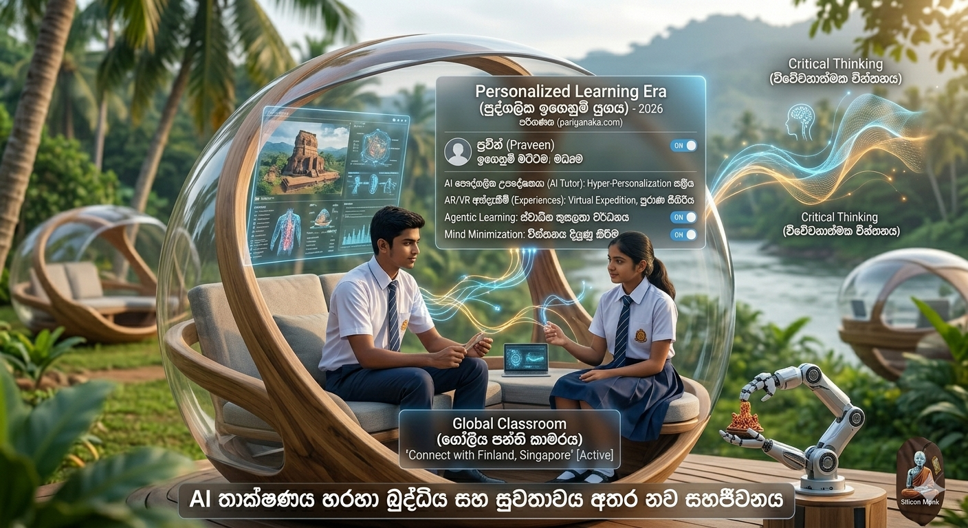“The Personalized Learning Era” – ගුරුවරයා සහ AI එක්වන අනාගත පන්ති කාමරය.