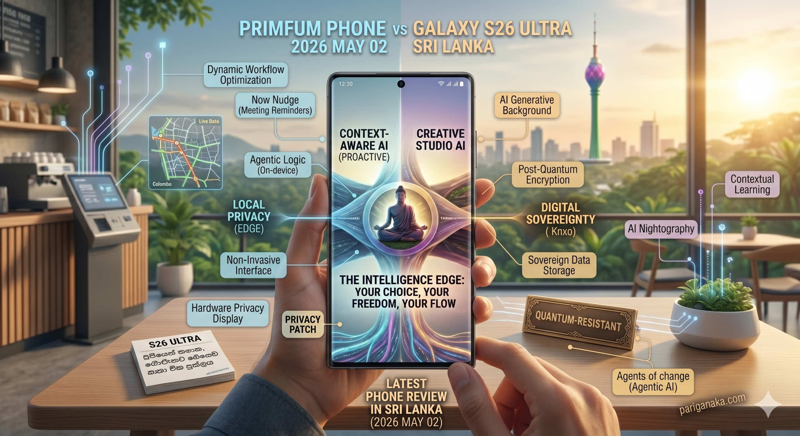 Samsung Galaxy S26 Ultra: ලංකාවේ ව්‍යාපාරිකයින්ට සහ තාක්ෂණ ලෝලීන්ට ගැළපෙනම තේරීම?
