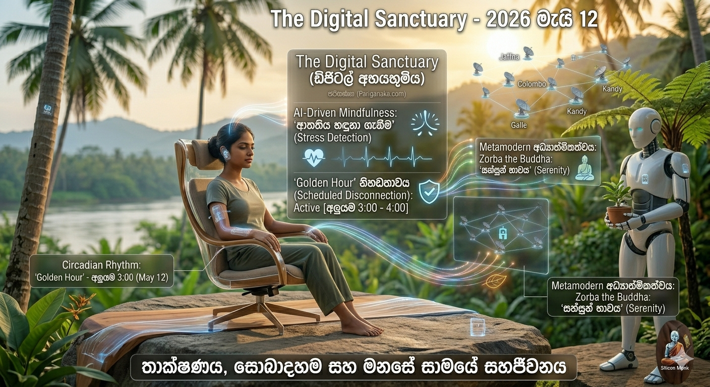 “The Digital Sanctuary” – තාක්ෂණය හරහා අභ්‍යන්තර සාමය සොයා යන මාවත