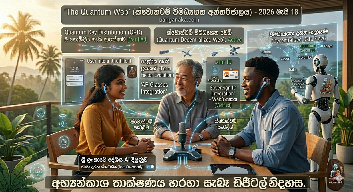 "The Quantum Web" – සුපිරි පරිගණක ප්රහාර බිඳදමන විමධ්යගත ක්වොන්ටම් අන්තර්ජාලය 1 “The Quantum Web” – සුපිරි පරිගණක ප්රහාර බිඳදමන විමධ්යගත ක්වොන්ටම් අන්තර්ජාලය
