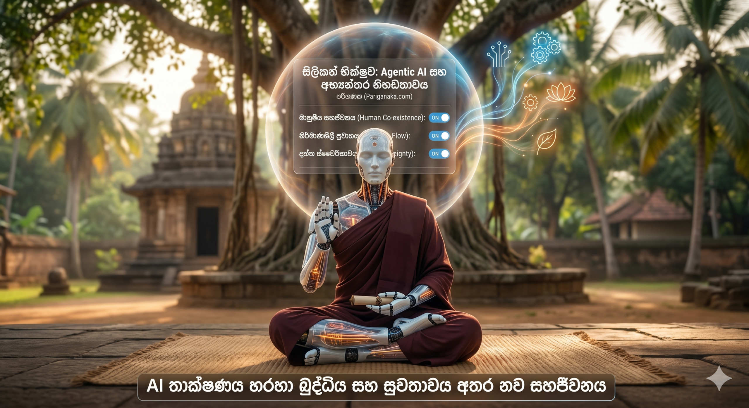 “The Silicon Monk” – රොබෝවරුන් පවා අධ්‍යාත්මික ලොවට පිවිසෙන යුගය.
