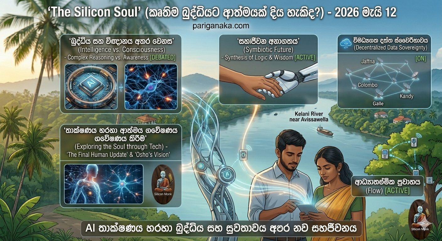 “The Silicon Soul” – කෘතිම බුද්ධියට ආත්මයක් දිය හැකිද?