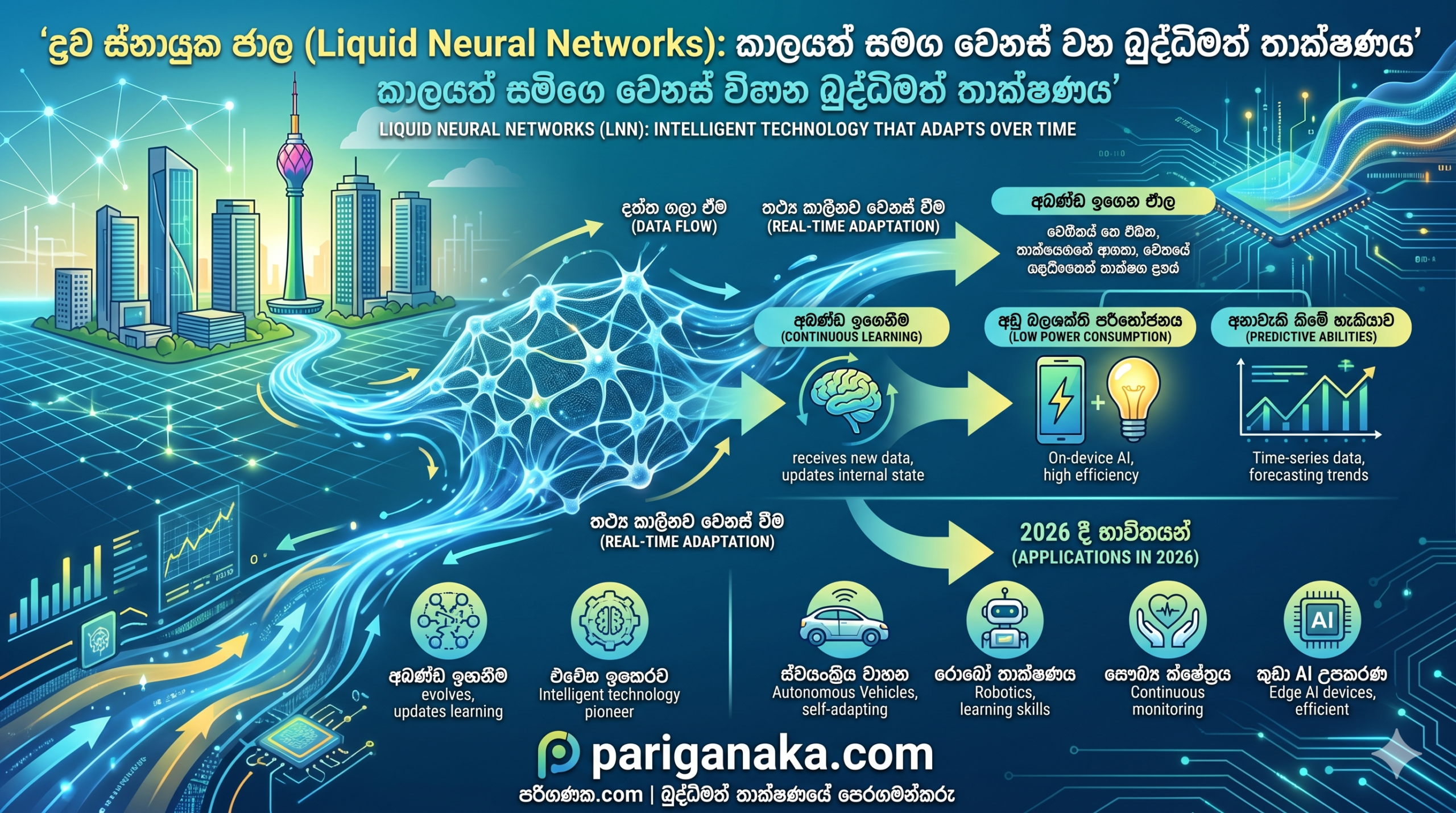 ද්රව ස්නායුක ජාල (Liquid Neural Networks) 3 ද්රව ස්නායුක ජාල (Liquid Neural Networks)
