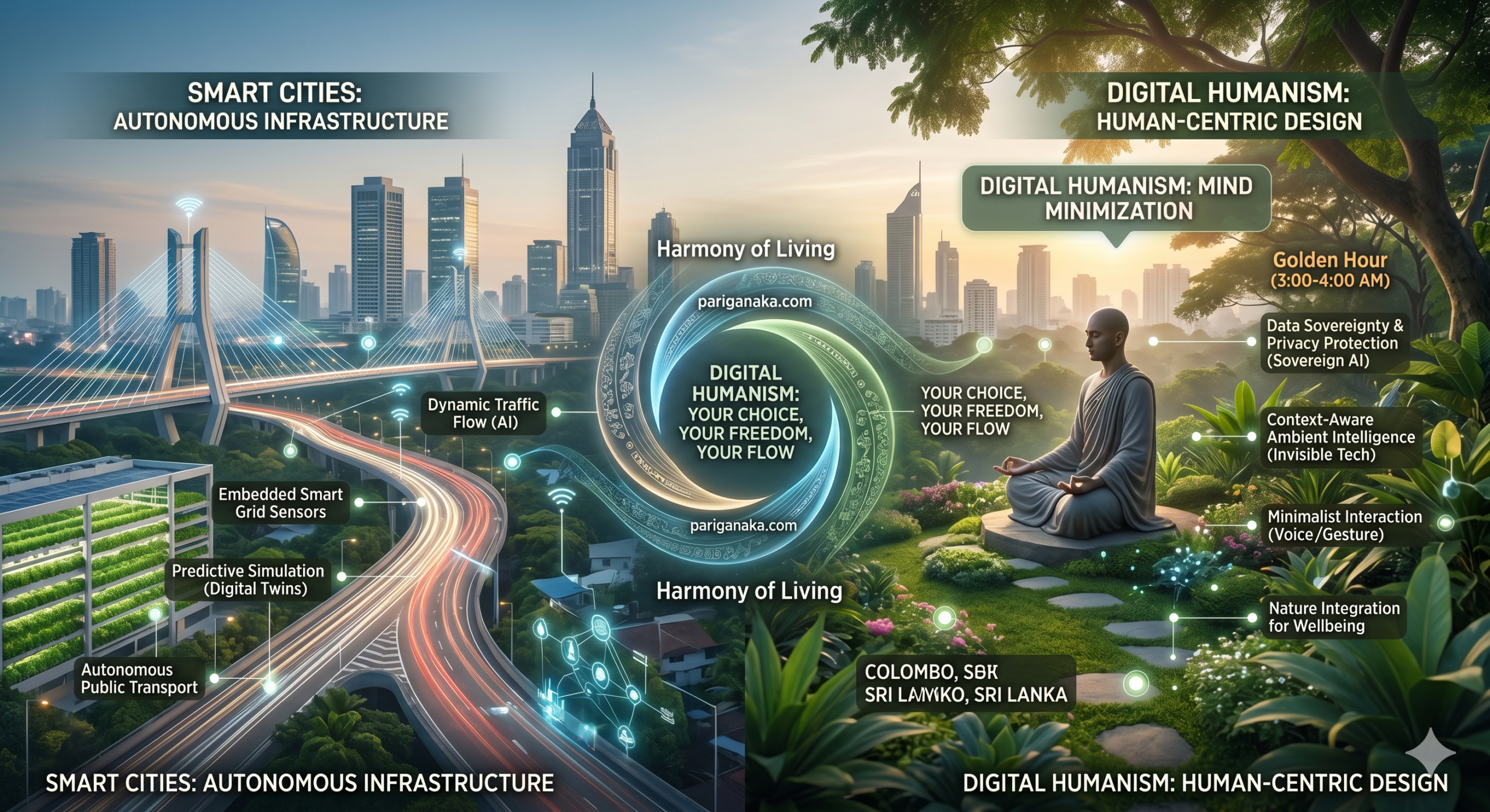ස්මාර්ට් සිටි (Smart Cities) සහ ඩිජිටල් මානුෂීයකරණය