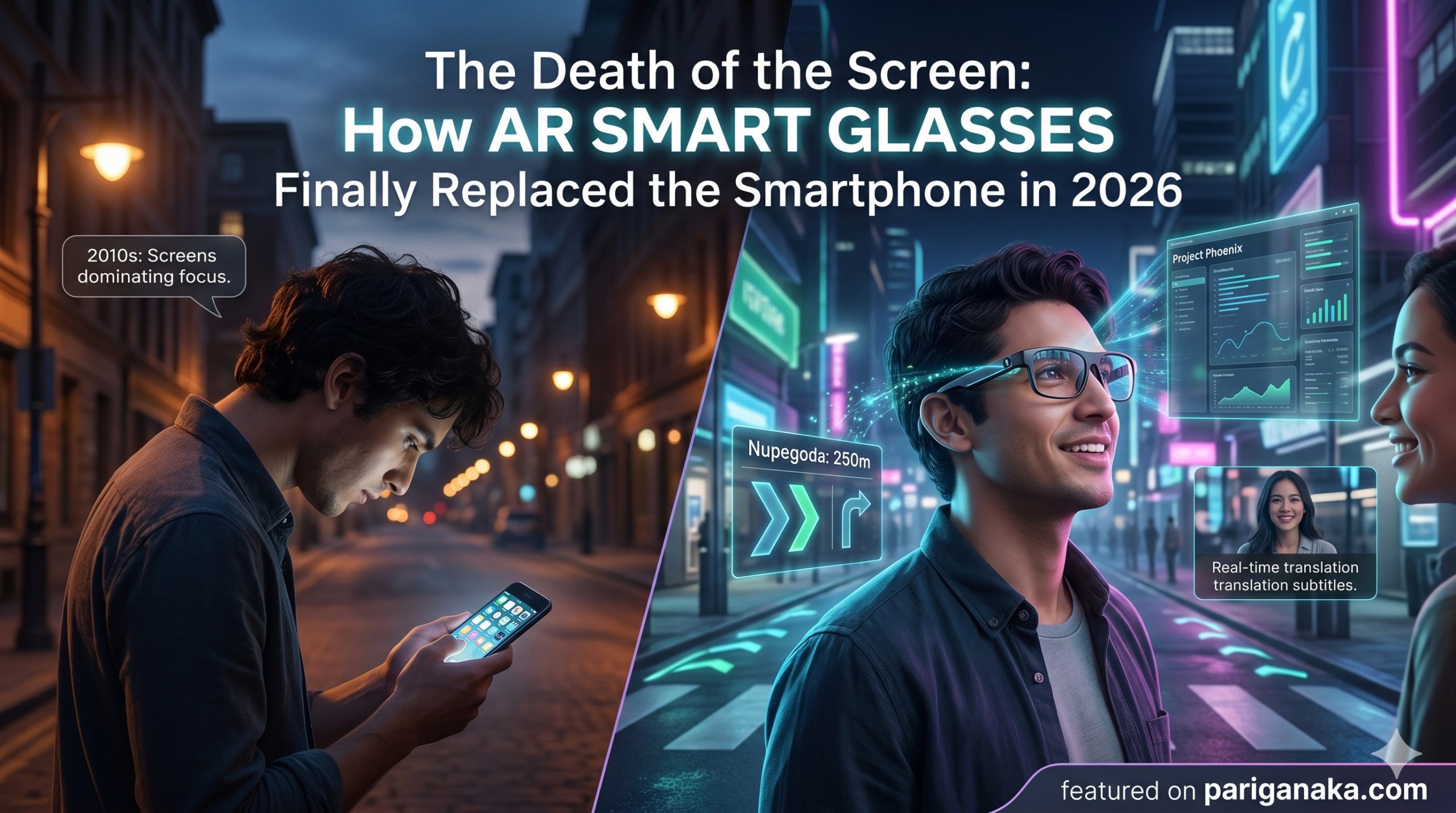 The Death of the Screen: How AR Smart Glasses Finally Replaced the Smartphone in 2026