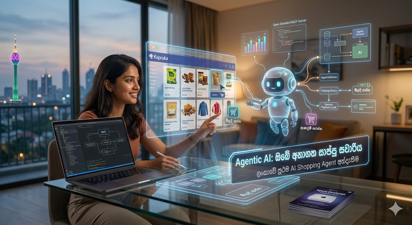 ලංකාවේ ප්‍රථම වතාවට: AI Agents හරහා ඔබ වෙනුවෙන් භාණ්ඩ මිලදී ගැනීමේ පහසුකම Kapruka හඳුන්වා දෙයි