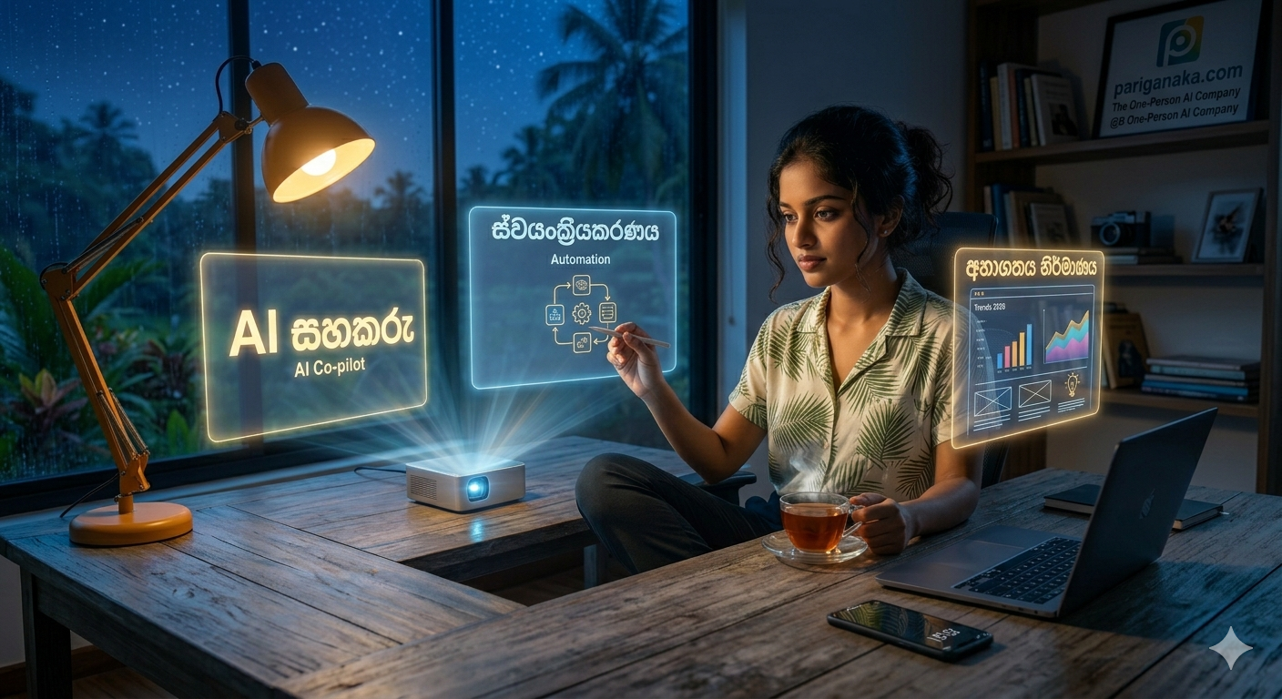 2026 සඳහා ඔබේ “AI සේවක මණ්ඩලය”: තනි පුද්ගල ව්‍යාපාරිකයෙකුට (Solopreneur) අත්‍යවශ්‍යම නවතම මෙවලම්