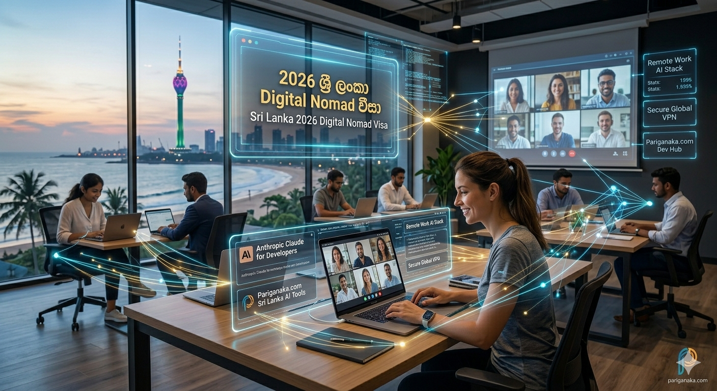 ලංකාවට ඩොලර් ගෙනෙන විදේශීය IT වෘත්තිකයන්: 2026 නවතම ‘Digital Nomad’ වීසා ක්‍රමය මෙන්න