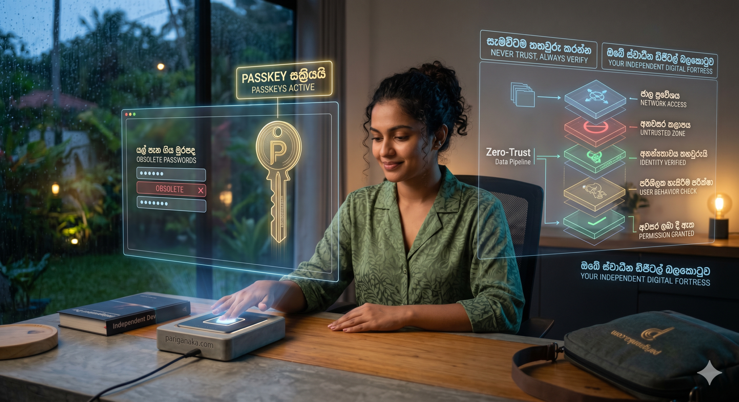 මුරපදවල අවසානය: 2026 දී 'Passkeys' සහ 'Zero-Trust' තාක්ෂණය හරහා ඔබේ ස්වාධීන වෙබ් අඩවිය සුරක්ෂිත කරන්නේ කෙසේද? 6 මුරපදවල අවසානය: 2026 දී ‘Passkeys’ සහ ‘Zero-Trust’ තාක්ෂණය හරහා ඔබේ ස්වාධීන වෙබ් අඩවිය සුරක්ෂිත කරන්නේ කෙසේද?
