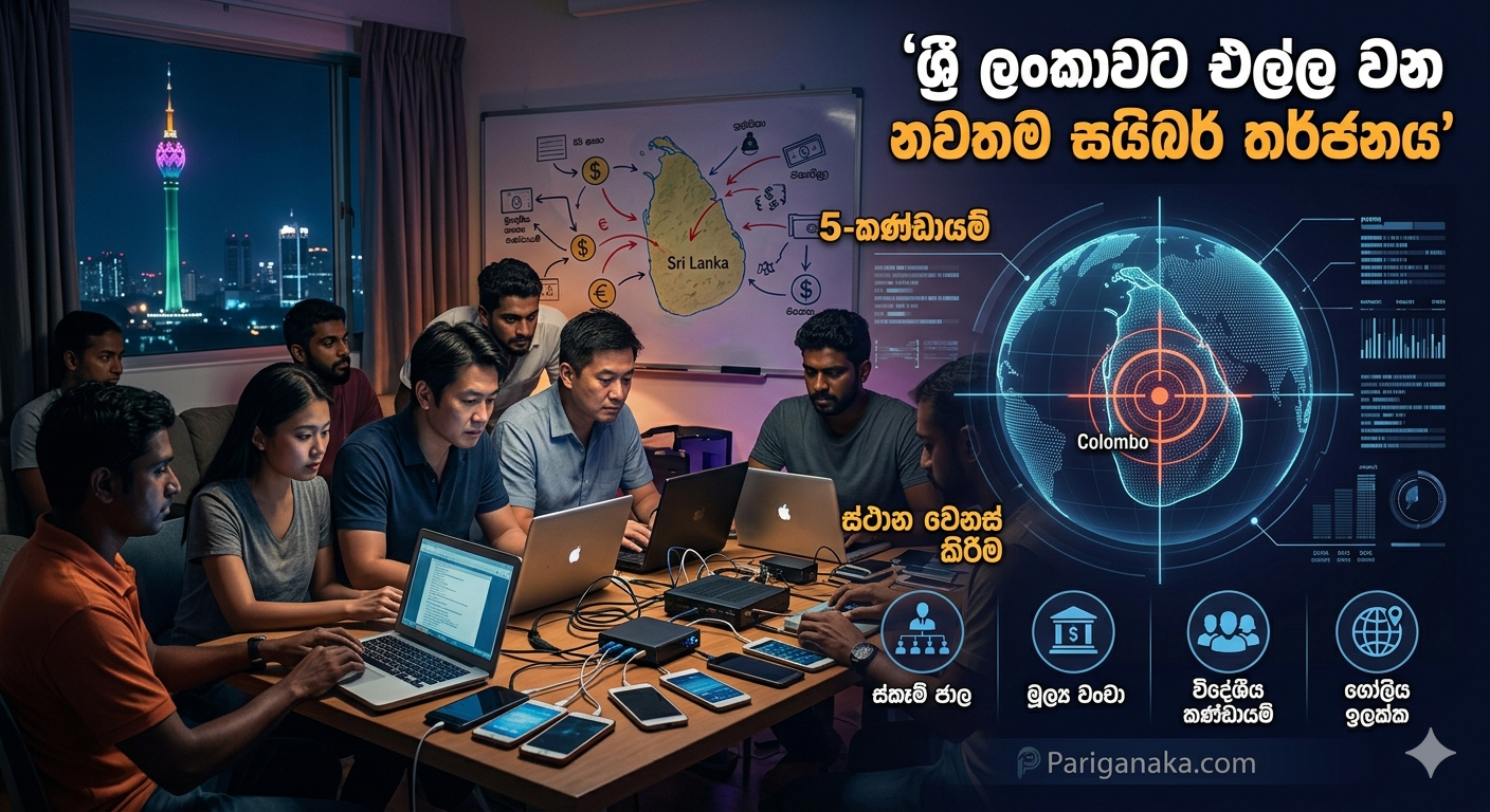 ශ්‍රී ලංකාවට එල්ල වන නවතම සයිබර් තර්ජනය: විදේශීය ස්කෑම් ජාල (Scam Networks) අපේ රටට ඇතුළු වෙයිද?