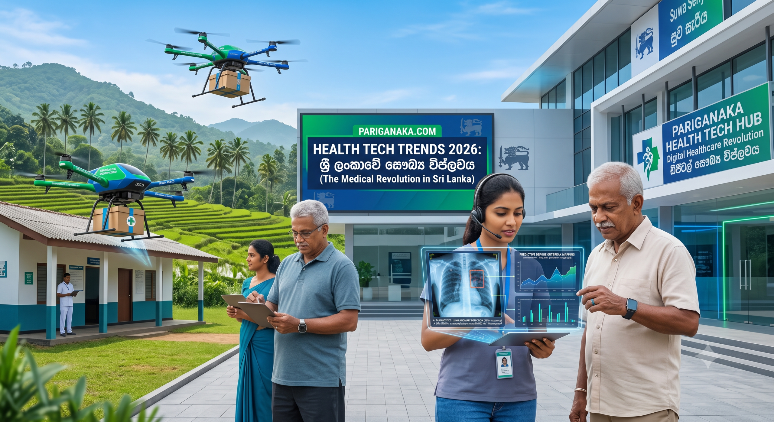 🇱🇰 The AI Doctor Will See You Now: How Predictive Health and Medical Drones are Transforming Sri Lankan Healthcare in 2026