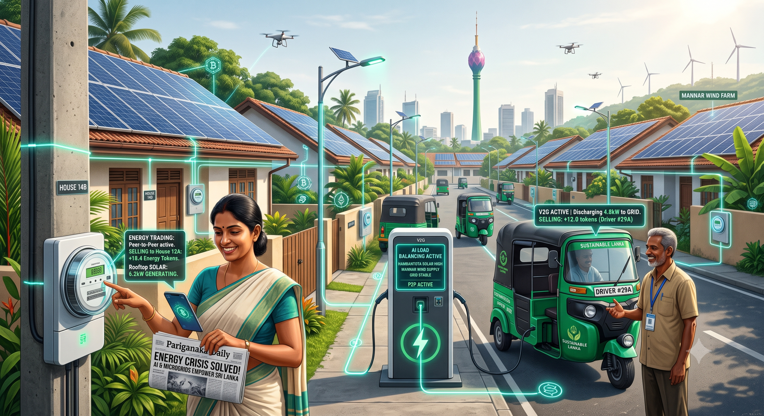 🇱🇰 Empowering the Island: How AI and Decentralized Microgrids Solved Sri Lanka’s Energy Crisis in 2026