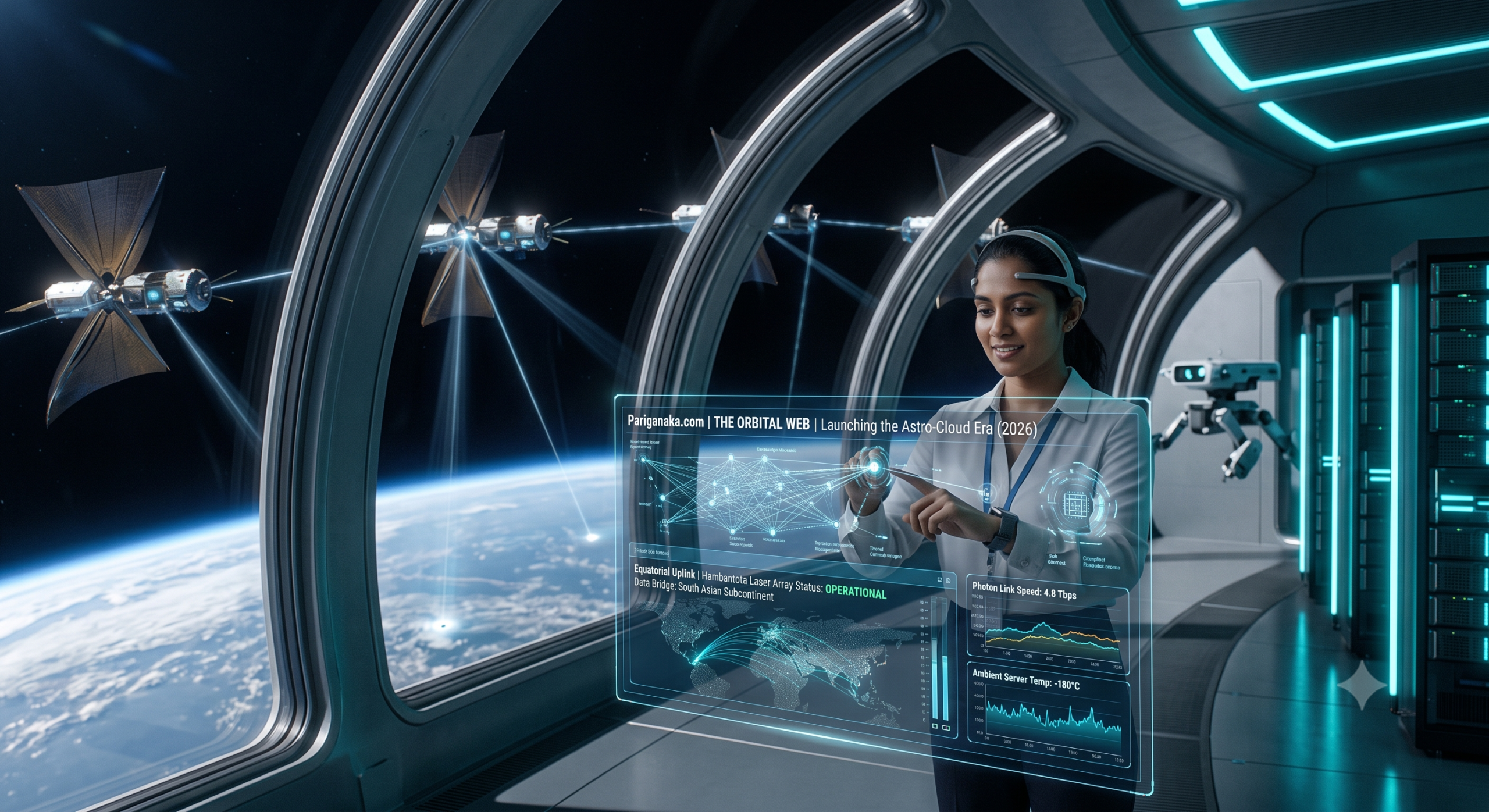 කක්ෂීය ජාලය: 2026 දී “ක්ලවුඩ්” (Cloud) වචනාර්ථයෙන්ම අභ්‍යවකාශයට ගියේ ඇයි?