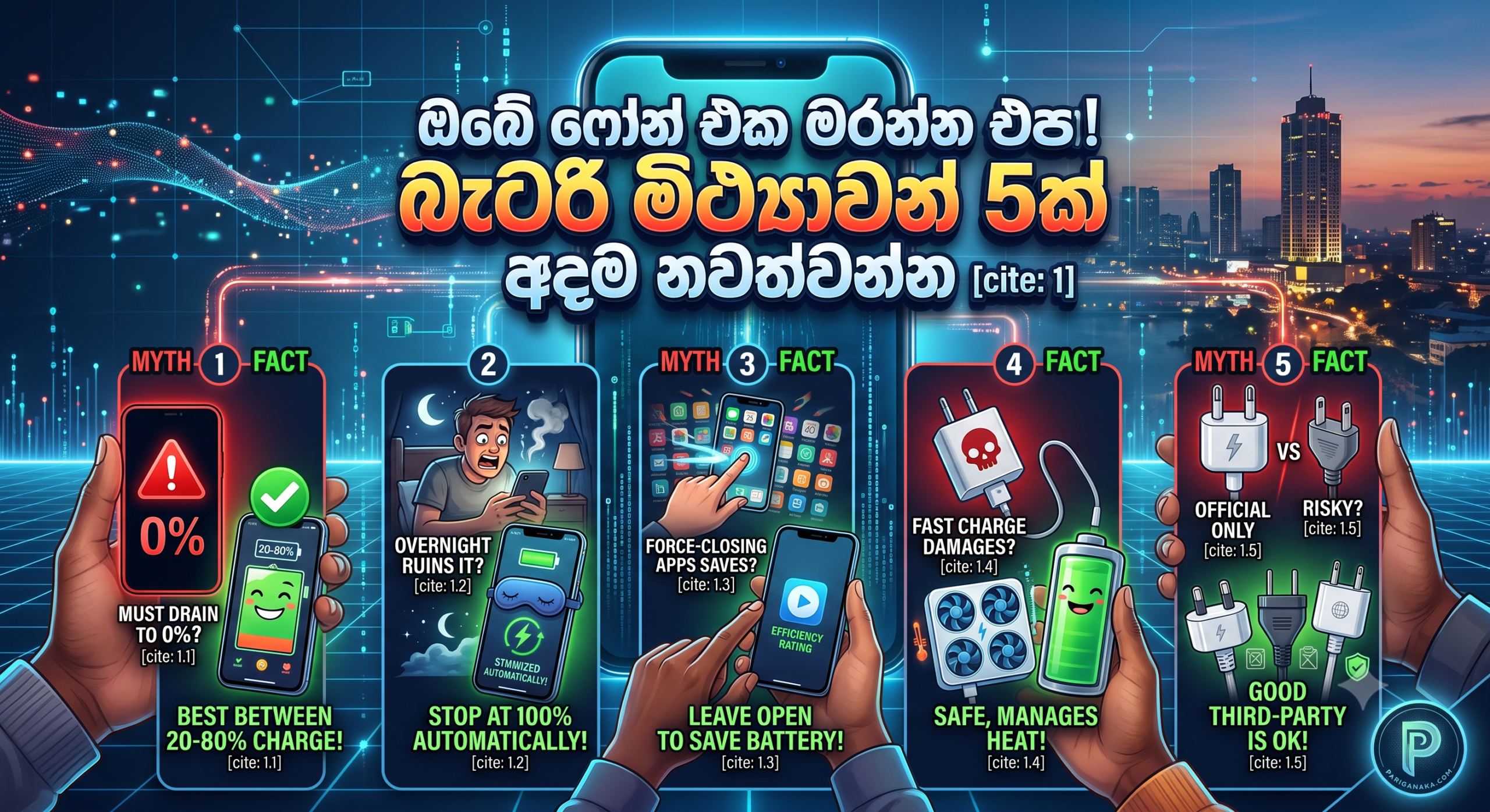 Stop Killing Your Phone! 5 Smartphone Battery Myths You Need to Drop Today