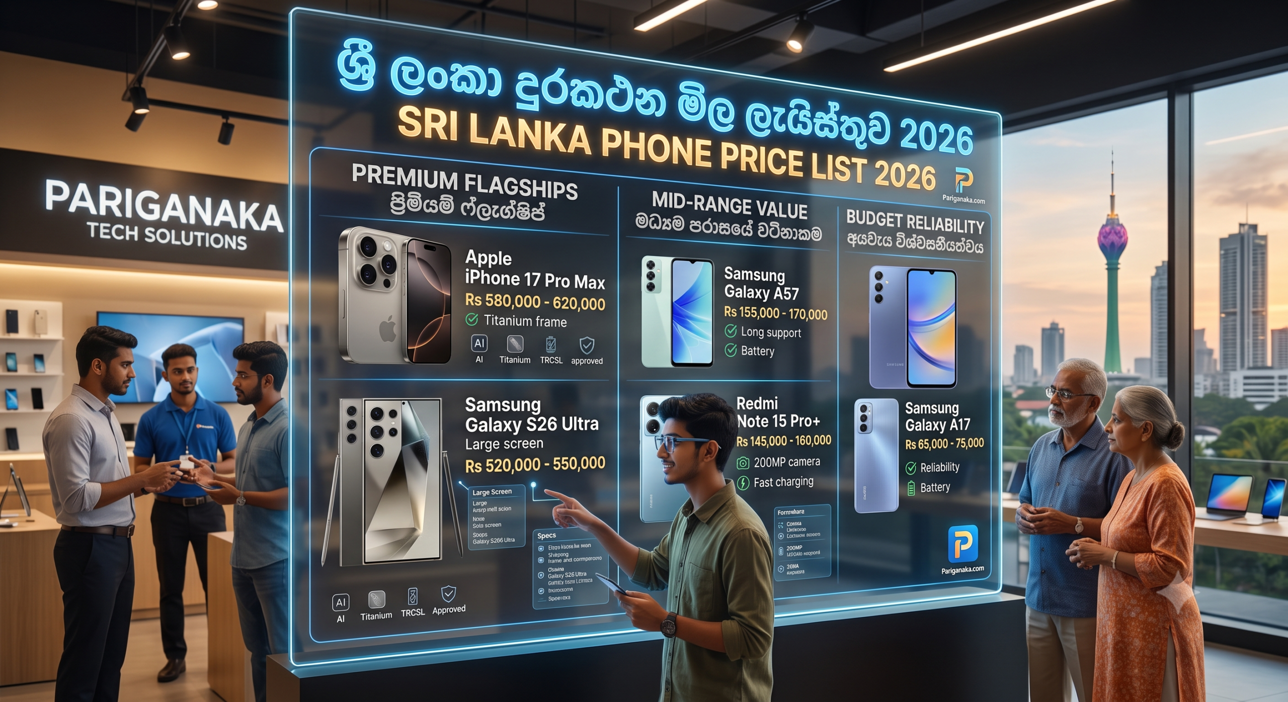 Sri Lanka Smartphone Price List: Ultimate Mid-2026 Update