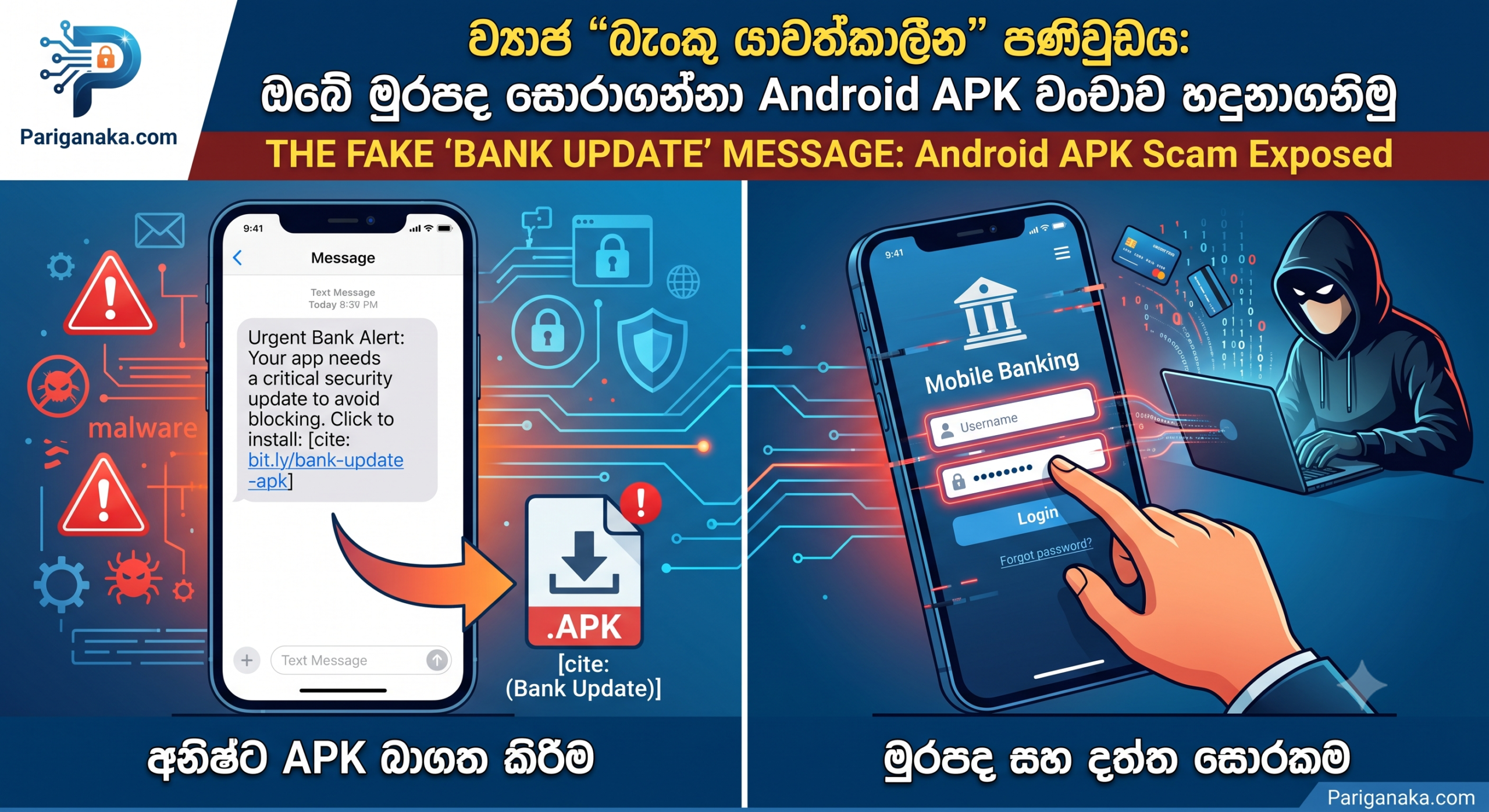 The Fake “Bank Update” Message: How Android APK Scams Steal Your Passwords in 2026