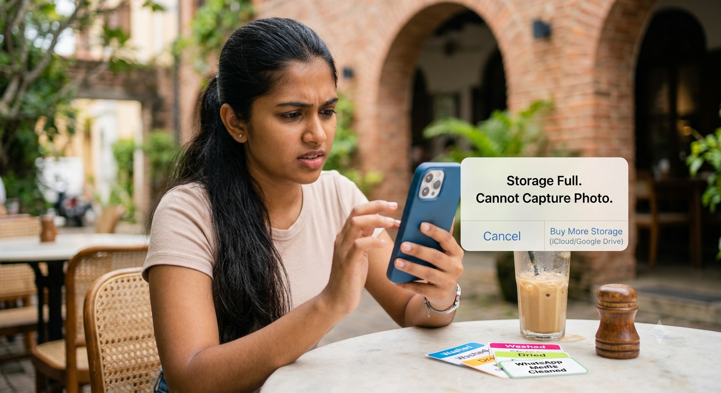 The “Storage Full” Warning: 3 Free Ways to Clean Your Phone (Without Deleting Your Memories)