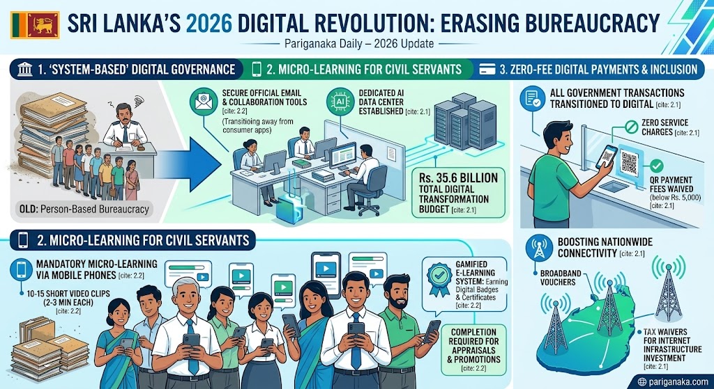 🇱🇰 No More Paper Trails: How Sri Lanka’s 2026 ‘System-Based’ Revolution is Erasing Bureaucracy