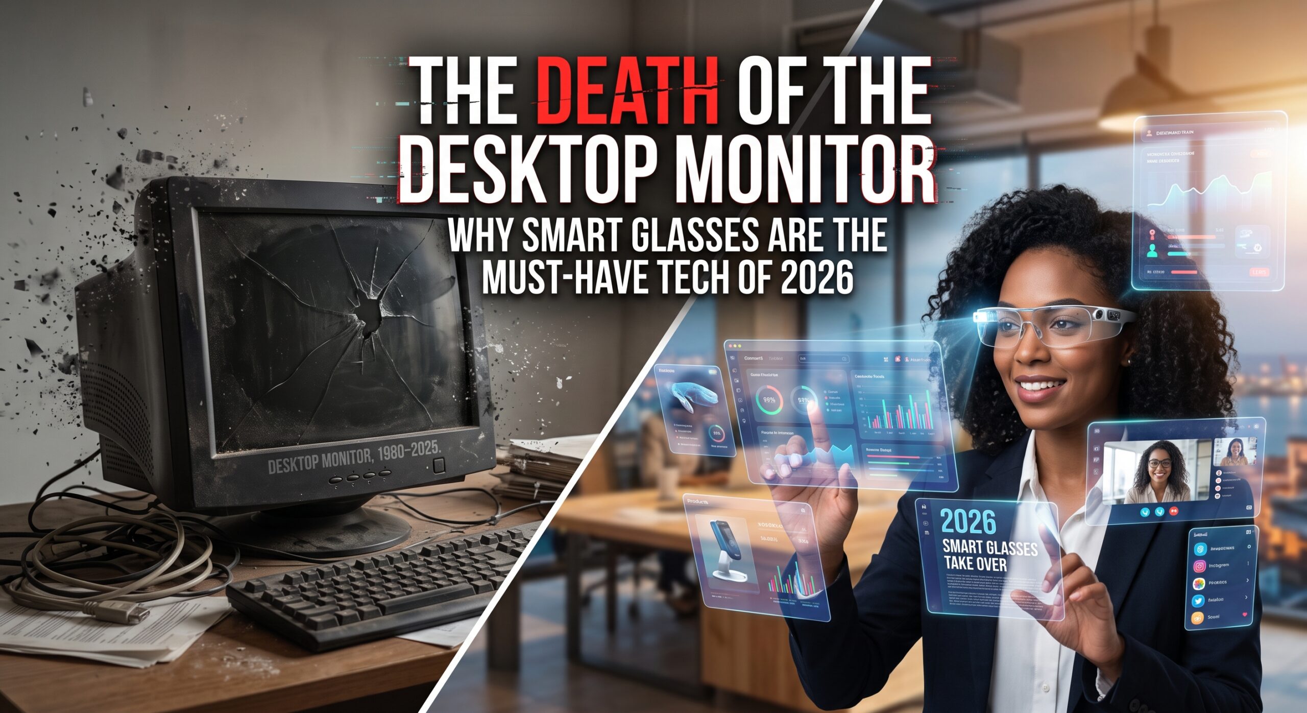 The Death of the Desktop Monitor: Why Smart Glasses are the Must-Have Tech of 2026