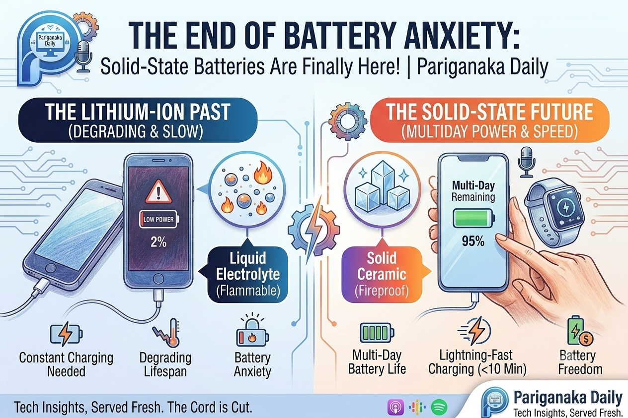 The End of Battery Anxiety: Solid-State Batteries Are Finally Hitting Your Devices