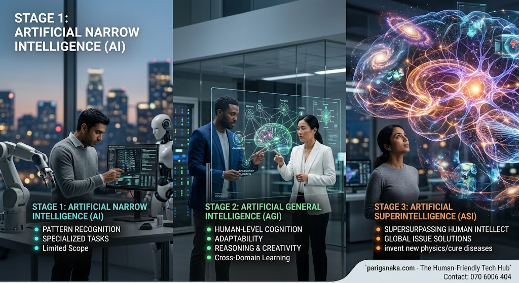 AI vs. AGI vs. ASI: Decoding the Three Stages of Artificial Intelligence