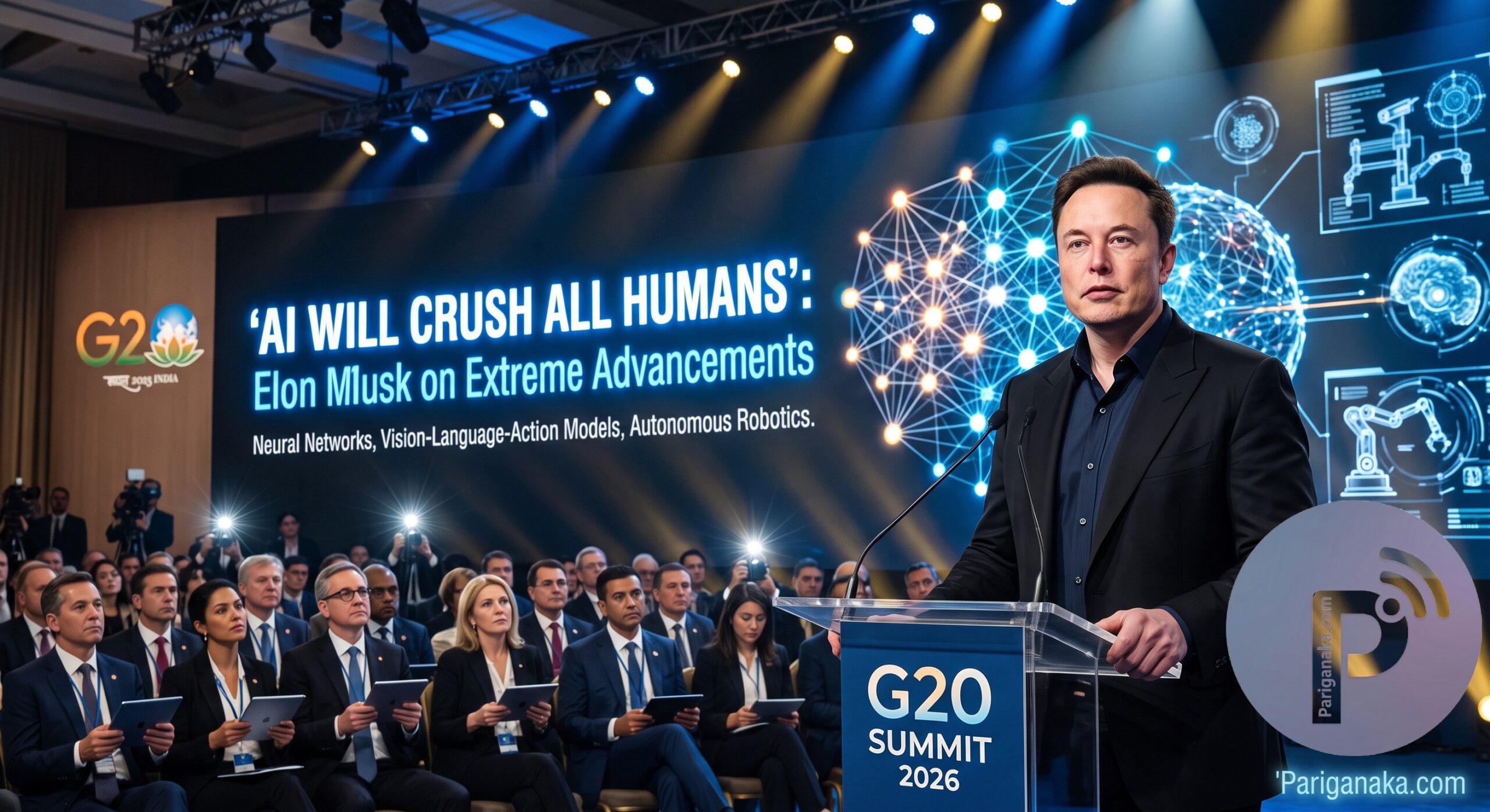 Elon Musk’s stark warning at the September 2026 G20 Summit