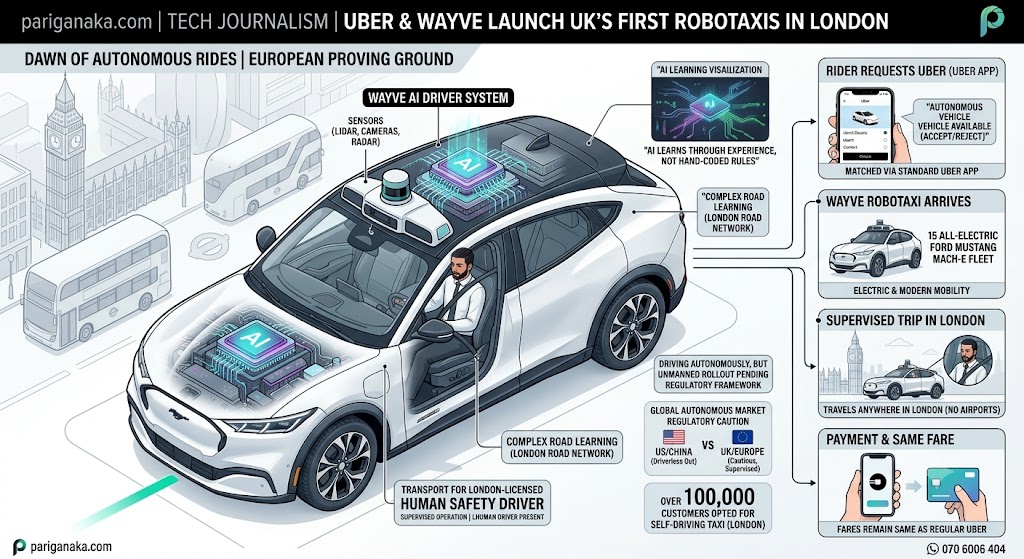 The Dawn of Autonomous Rides in the UK: Uber and Wayve Launch London’s First Robotaxis