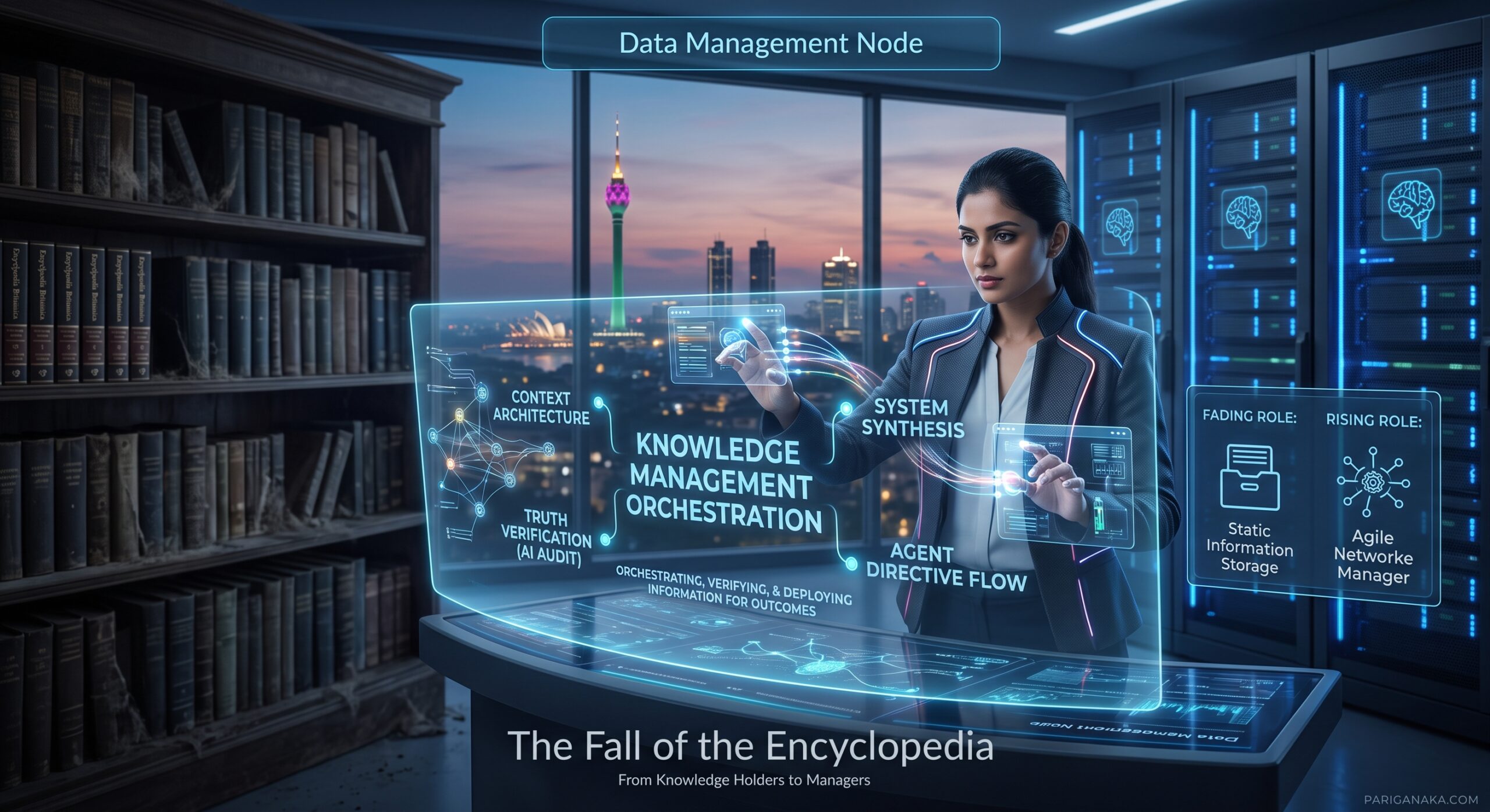 The Fall of the Encyclopedia: Why the Future Belongs to Knowledge Managers, Not Knowledge Holders