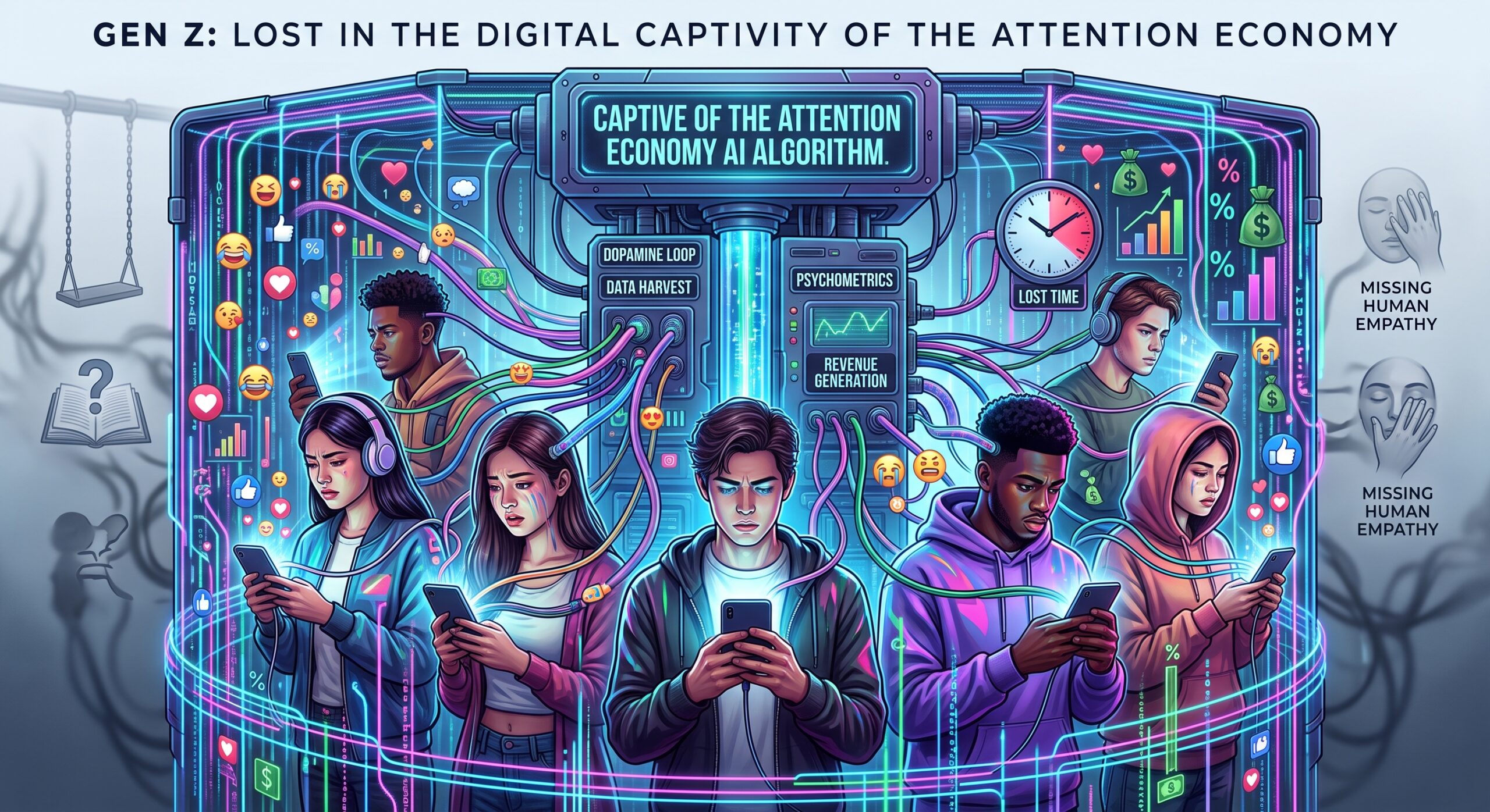 Why is Gen Z Different? Lost in the Digital Captivity of the Attention Economy