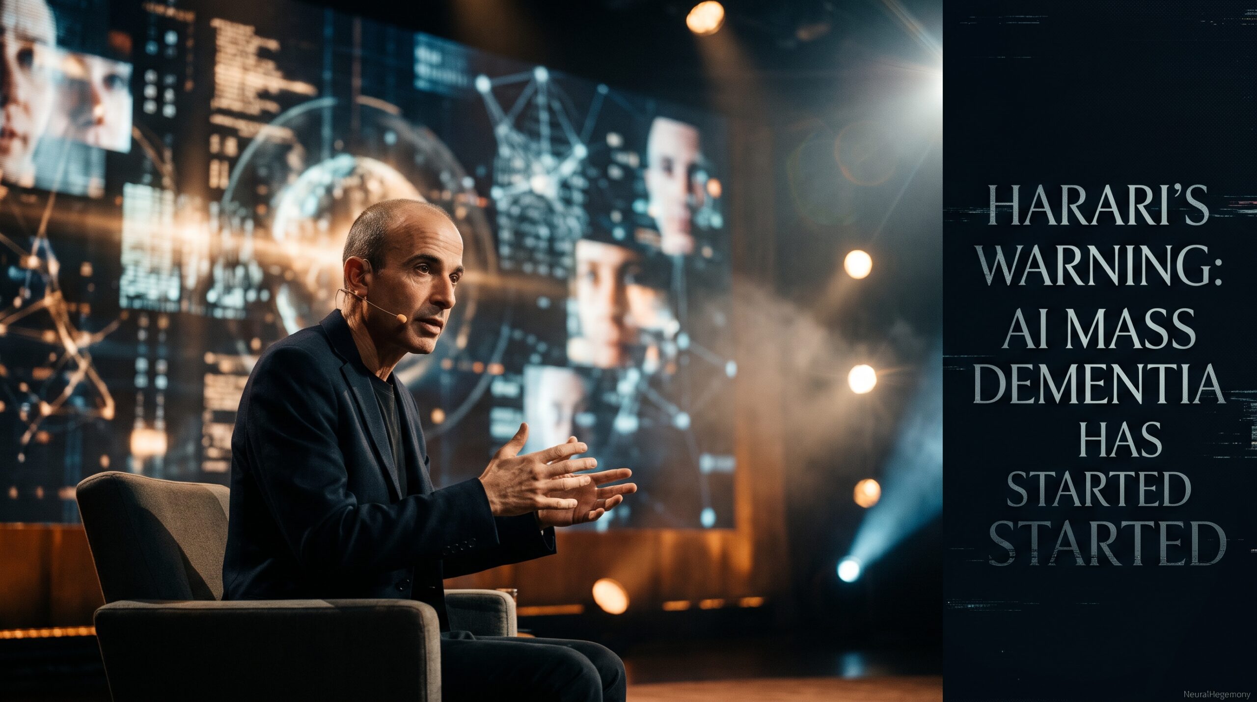 Harari Warns: AI “Mass Dementia” Has Started